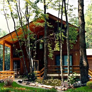 Monterey Kit Home with contemporary design, large windows, and optional sundeck