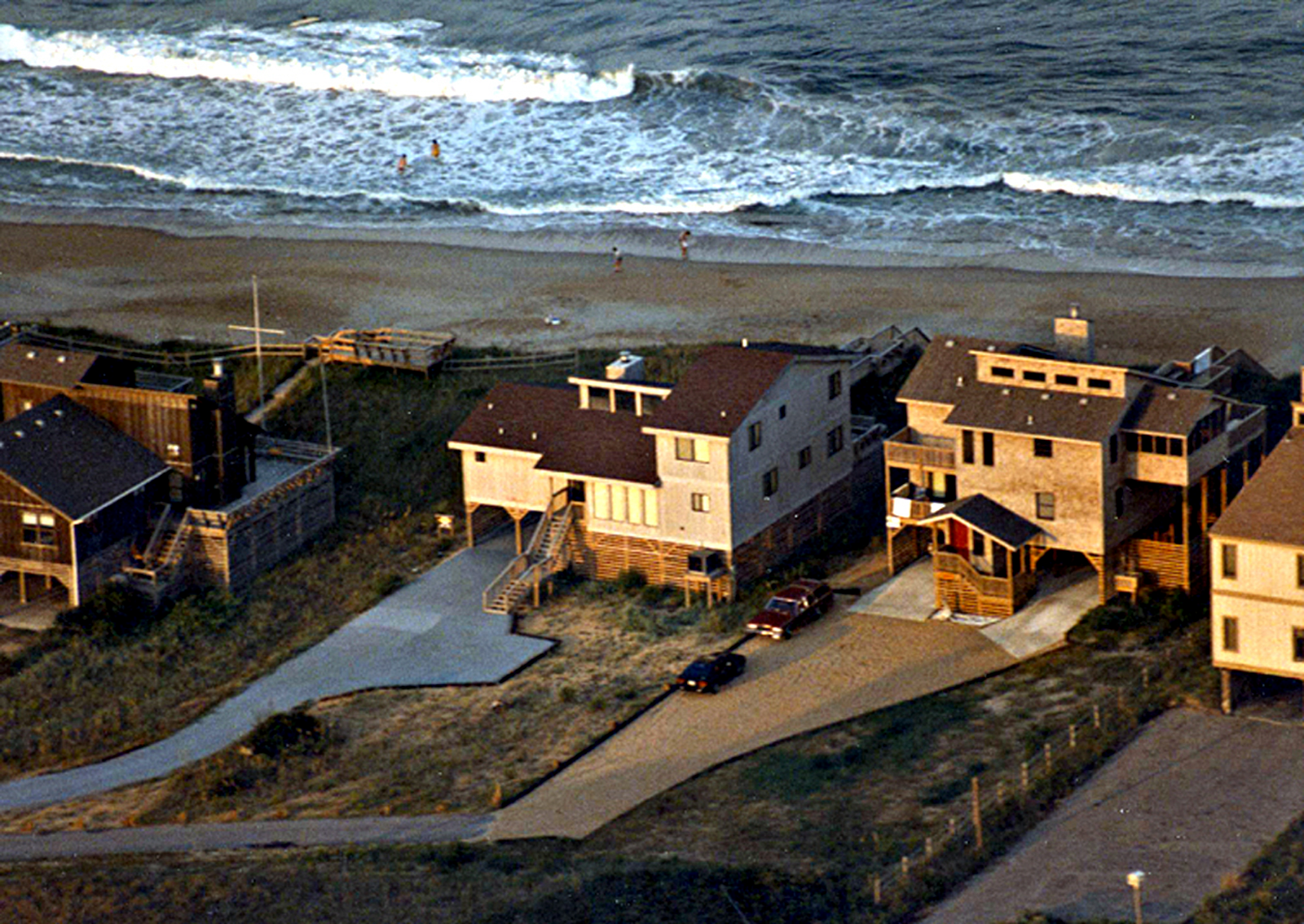 Prospect Bay kit home near the ocean with elevated foundation